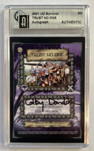 Load image into Gallery viewer, Colby Donaldson Autographed Survivor: Australian Outback “Trust No One” #233 Trading Card (Upper Deck)

