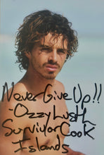 Load image into Gallery viewer, Survivor: Cook Islands Ozzy Lusth Autographed 4x6 Photo
