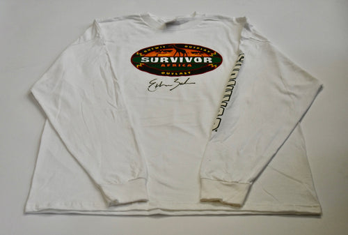 Survivor: Africa Long Sleeve T-shirt White XL