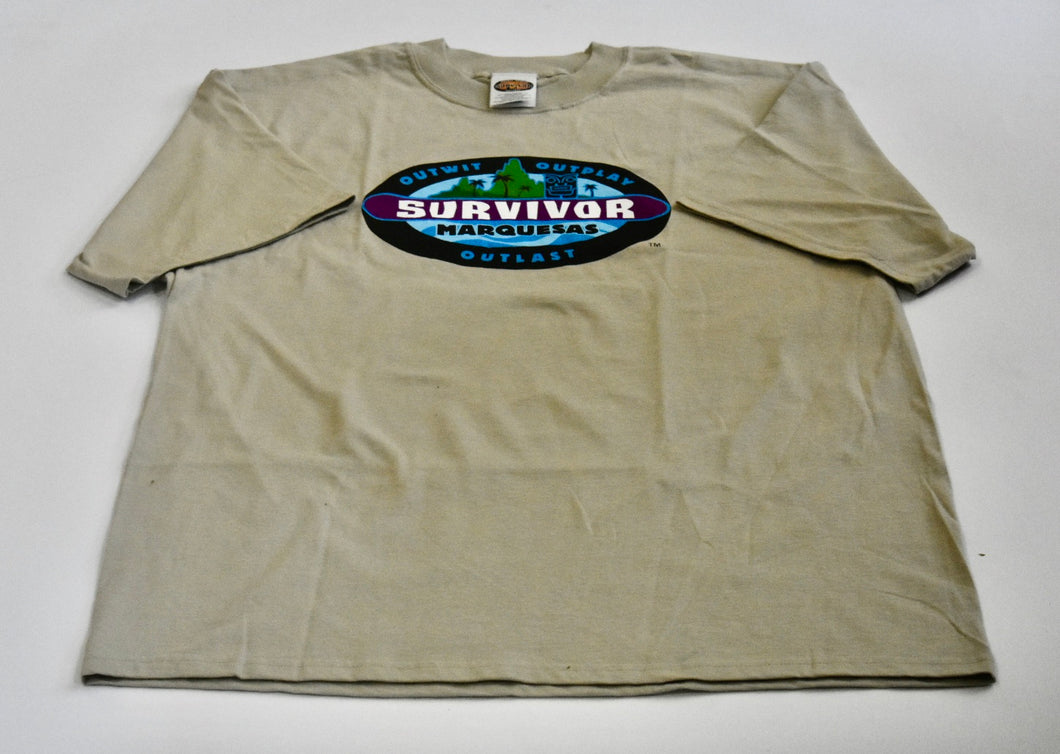 Survivor: Marquesas T-shirt Tan XL