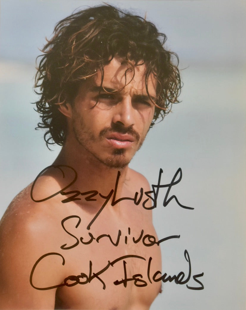 Survivor: Cook Islands Ozzy Lusth Autographed 8x10 Photo