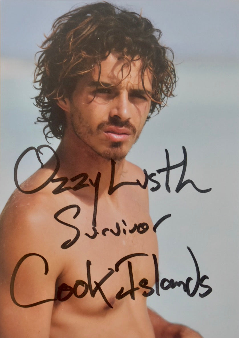 Survivor: Cook Islands Autographed Ozzy Lusth 5x7 Photo