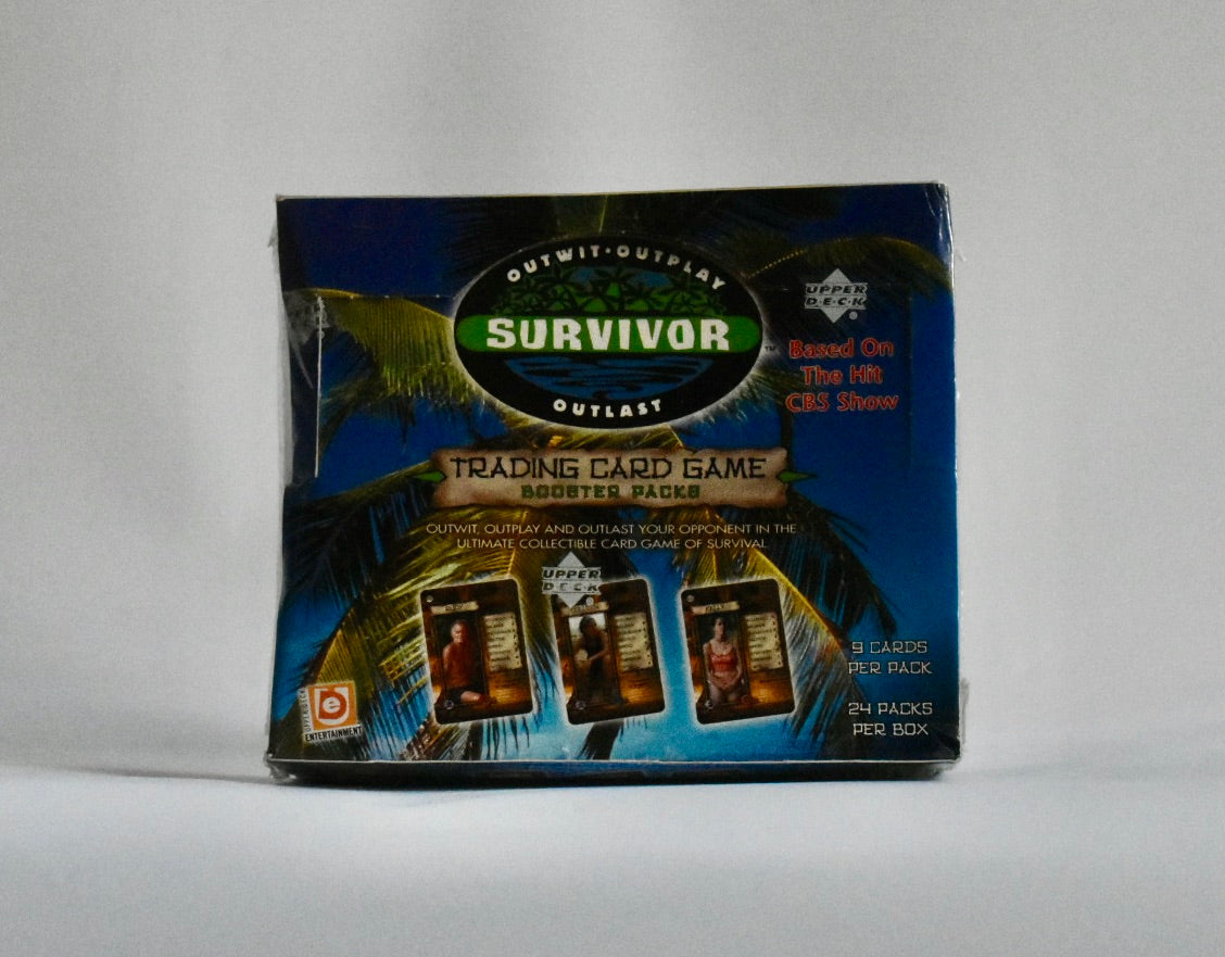 Survivor Trading Card Booster Pack Box Vintage Survivor Store Survivor Trading Card Booster Pack Box Vintage Survivor Store